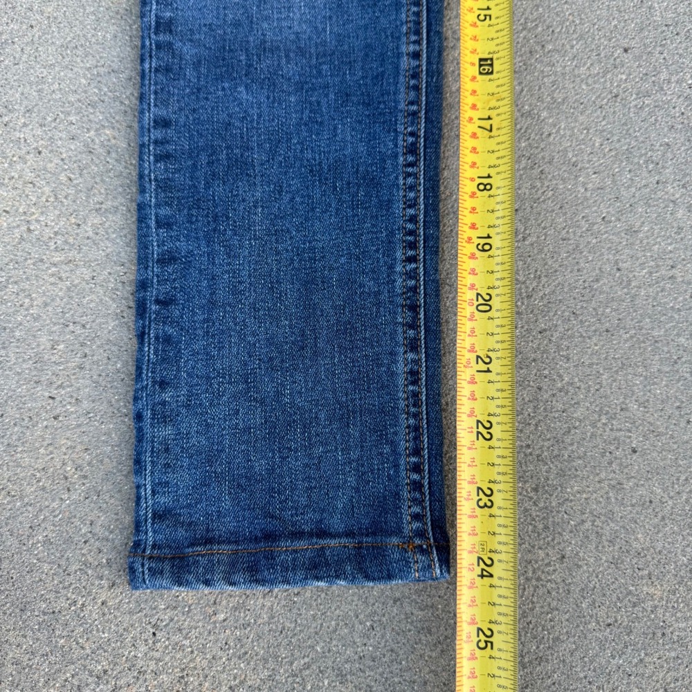 Rag & Bone High Rise Skinny Jeans Blue Denim Size 27 - Picture 4 of 12